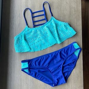 Summer Crush Navy and Turquoise Bikini
